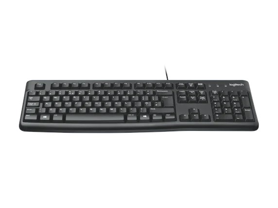 Logitech K120 Kablolu Klavye Siyah (920-002505) - Resim 2