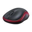 Logitech M185 Kablosuz Mouse Siyah-Krmz 910-002237 - Resim 2