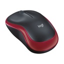 Logitech M185 Kablosuz Mouse Siyah-Krmz 910-002237 - Resim 3