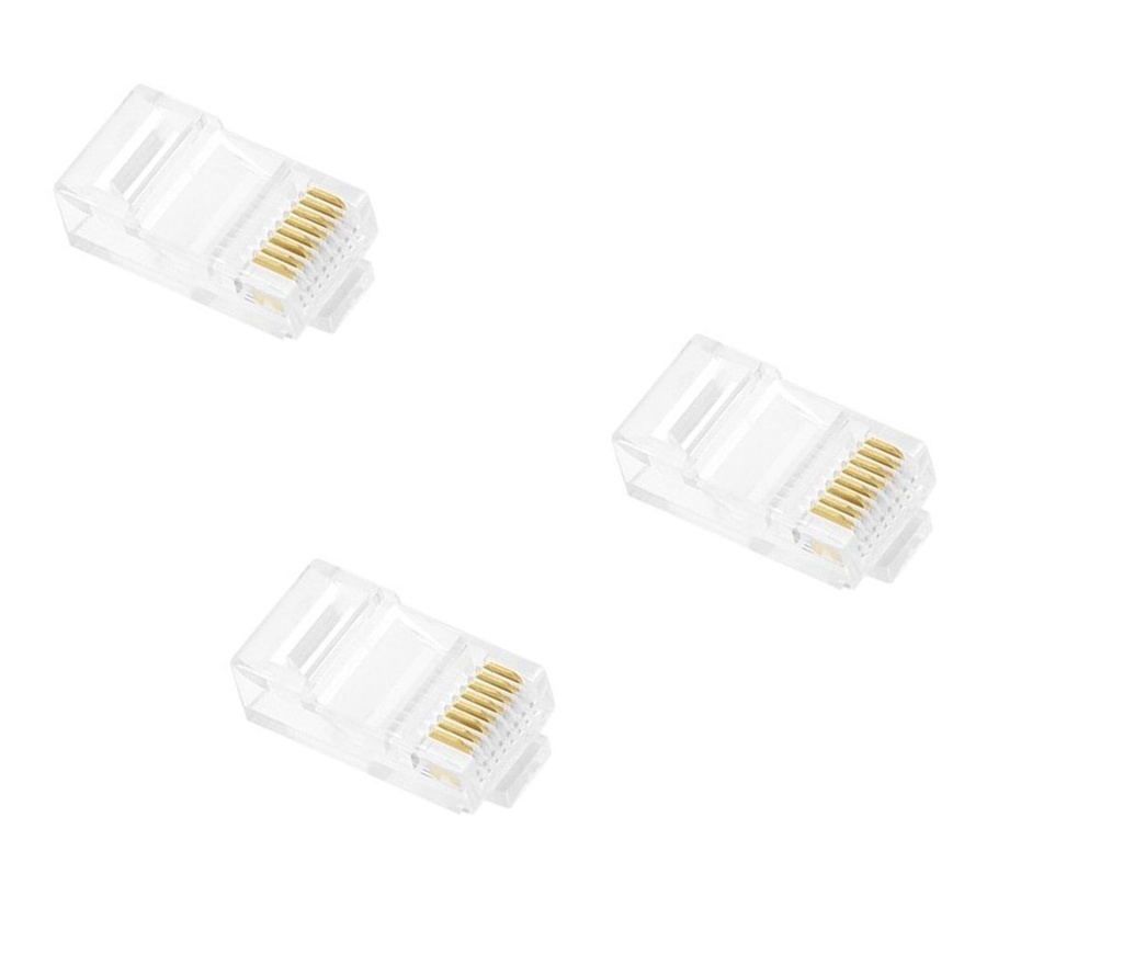 Frisby FNW-RJ4519N UTP Cat5 RJ45 Konnektör 100'lü - Resim 2