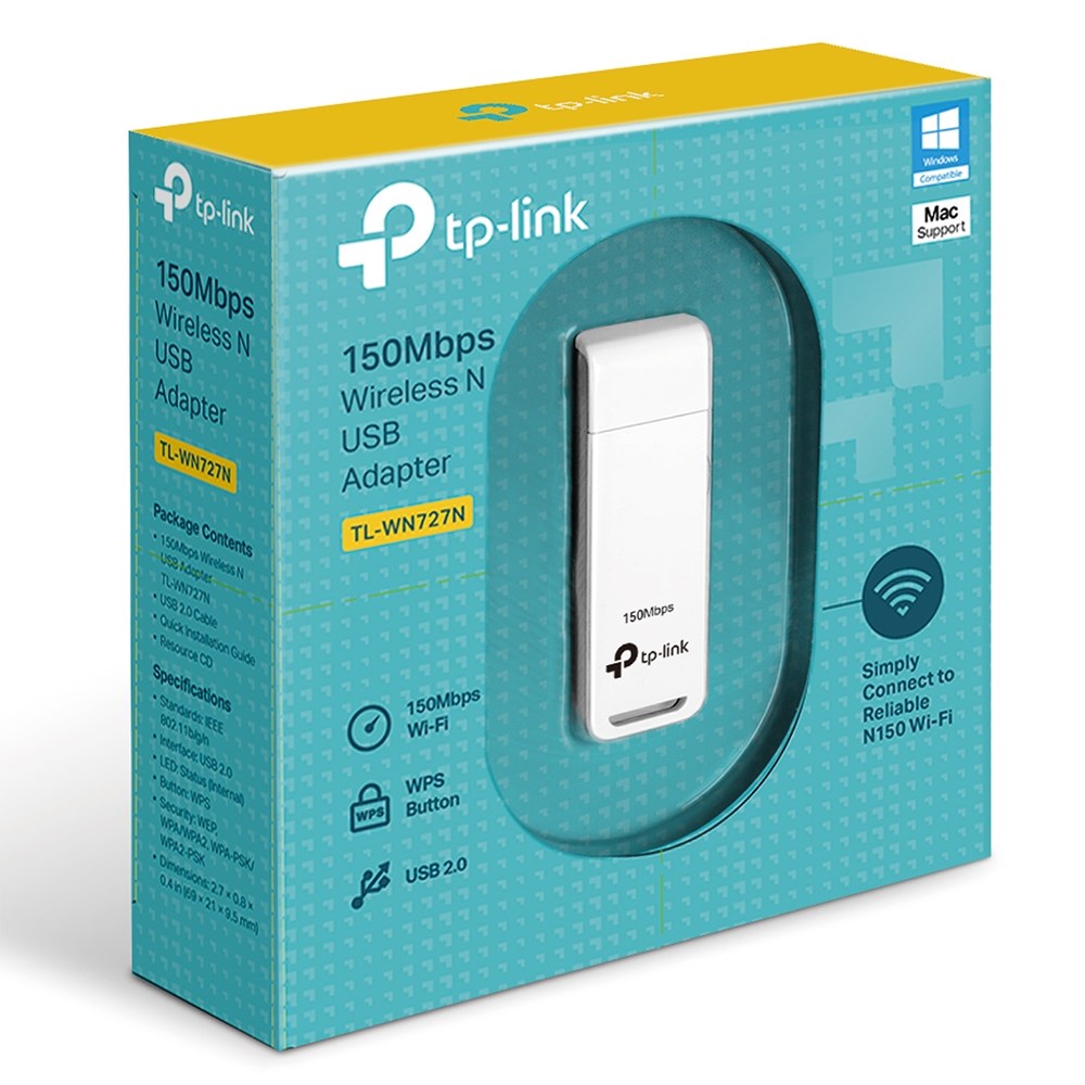 Tp-Link TL-WN727N 150Mbps Kablosuz USB Adaptör - Resim 3