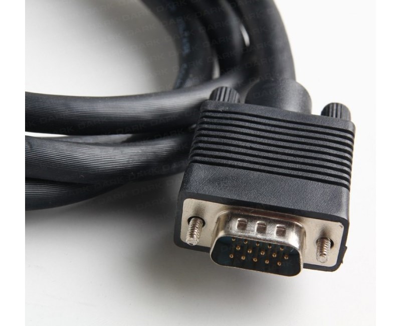 Dark VGA Kablo (Projeksiyon - Monitör)(1.8m) - Resim 2