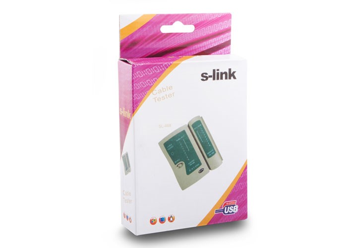 S-Link SL-468 RJ-45,RJ-11 Lüks Kablo Test - Resim 3