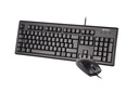 A4-Tech Kablolu Set Siyah (KM-72620D) - Resim 2