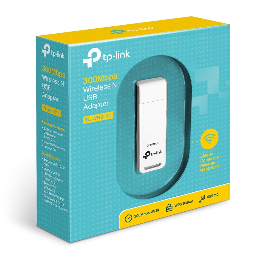 Tp-Link TL-WN821N 300Mbps Kablosuz USB Adaptör - Resim 3