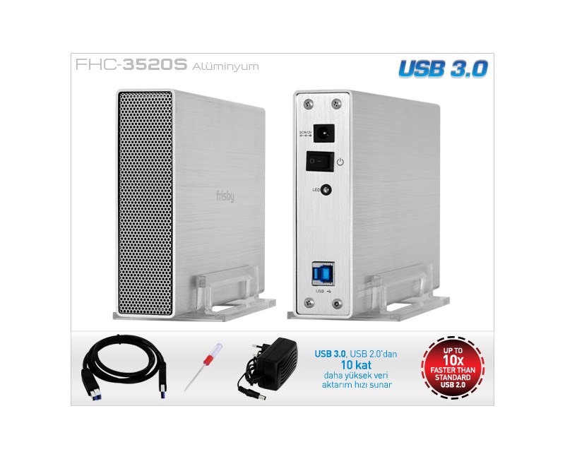 Frisby FHC-3520S 3.5'' SATA için Disk Kutusu