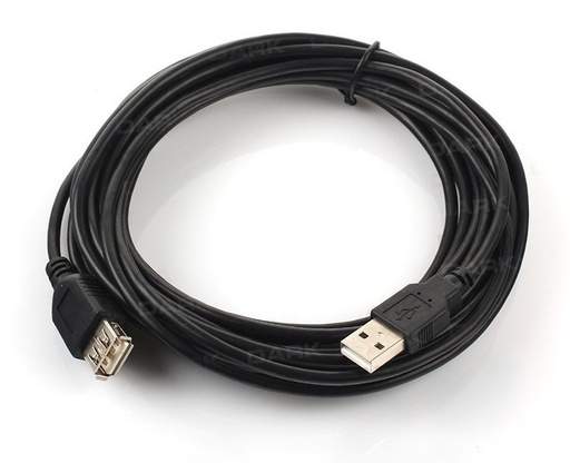 [DK-CB-USB2EXTL500] Dark USB Uzatma Kablosu Siyah (5m)
