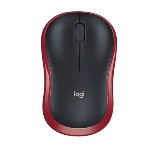 [910-002237] Logitech M185 Kablosuz Mouse Siyah-Krmz 910-002237